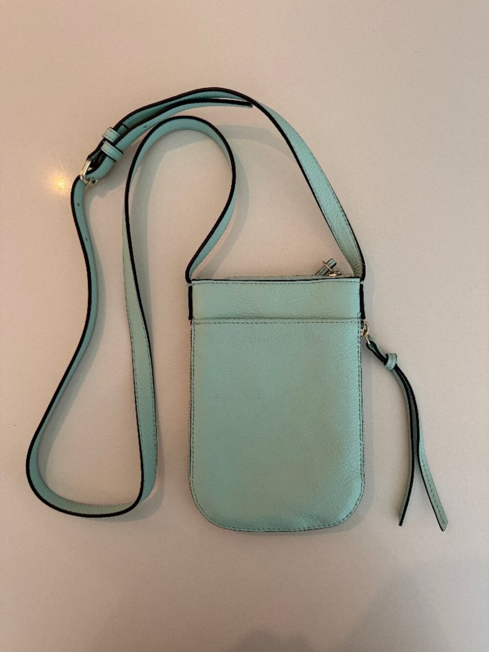 Vince Camuto Mint Green Crossbody Phone Pouch